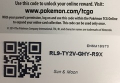 Pokemon TCG Online Game Code - Sun & Moon EMAILED (36x)